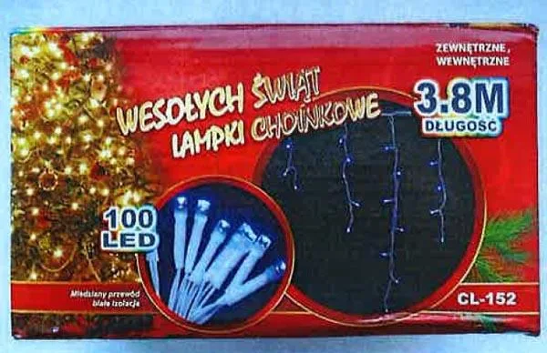Catena di illuminazione «Vianocne lampicky 100 LED» — foto 1 dell'alert A12/0725/18