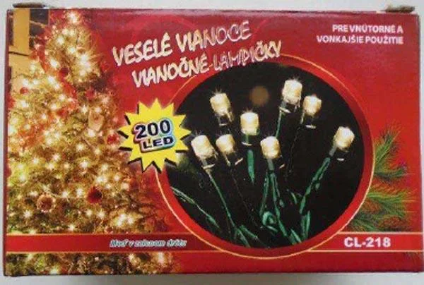 Catena di illuminazione «Vianocne lampicky 200 LED» (Unknown)