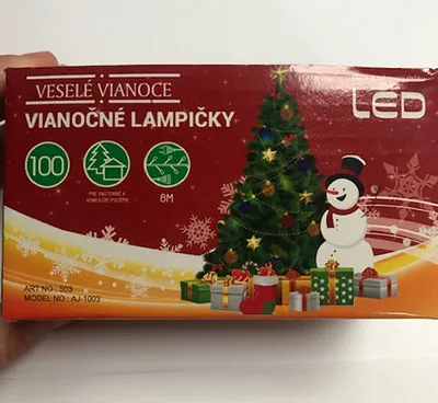 Catena di illuminazione «Vianočné lampičky/Lampki choinkowe» — foto 1 dell'alert A12/00268/21