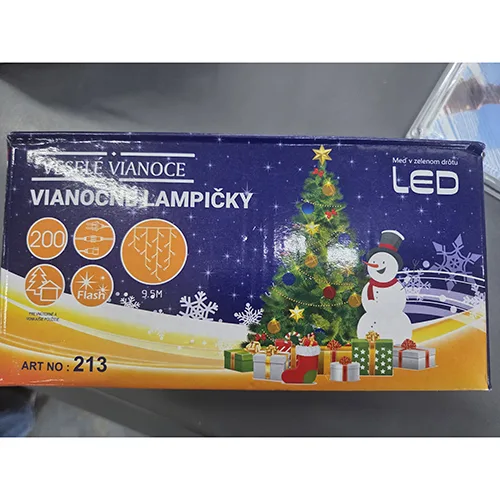 Catena di illuminazione «VIANOCNE LAMPIČKY»