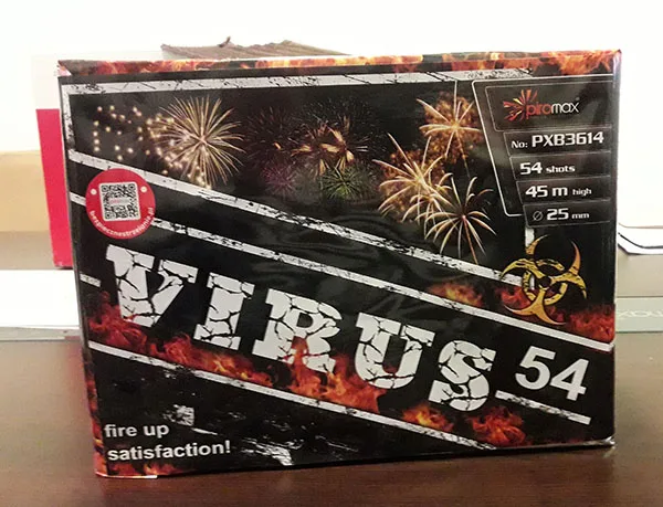 Fuochi d'artificio «VIRUS» (Piromax)