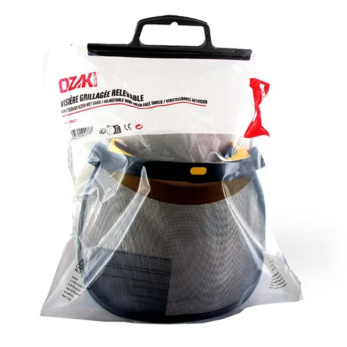 Visiera di protezione «Visière grillagée relevable» (OZAKI)