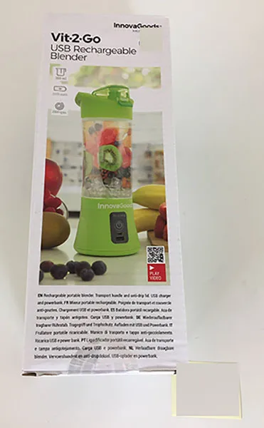 Miscelatore portatile «Vit 2 Go USB Rechargeable blender» (Innovagoods)
