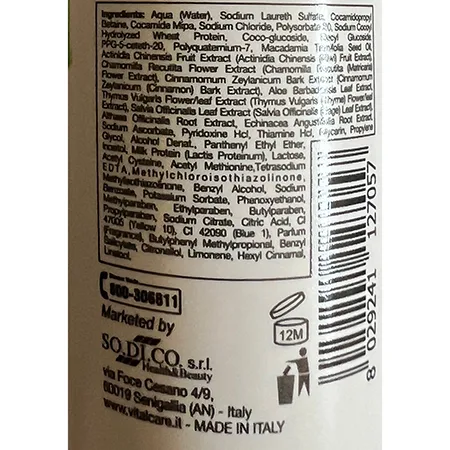 Shampoo «VITALCARE SHAMPOO rivitalizzante e fortificante» (Vitalcare)