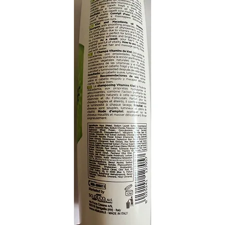 Shampoo «VITALCARE SHAMPOO rivitalizzante e fortificante» — foto 3 dell'alert A12/01283/24