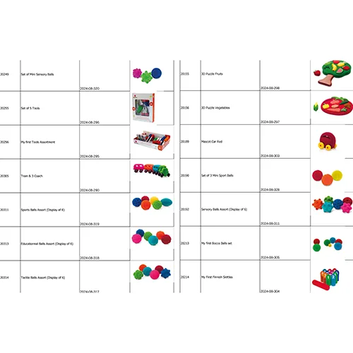 Giocattoli «Voiture en caoutchouc, 6 balles souples, Petit jeu de bowling» — foto 7 dell'alert A12/02759/24