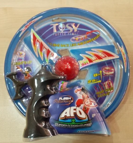 Giocattolo volante «VOLANTE PARPADEO ("Flashing wheel")» (TOSY)