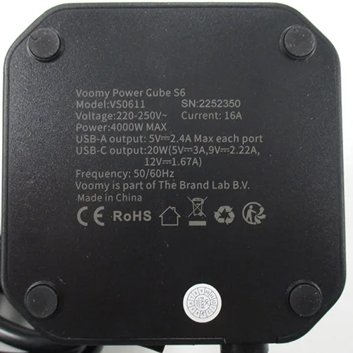 Cavo di estensione «VOOMY POWER CUBE S6» — foto 4 dell'alert SR/00401/26