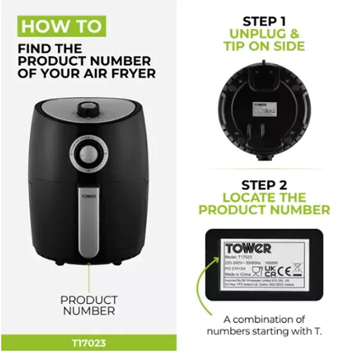 Friggitrice ad aria «Vortx 2.2L Manual Air Fryer, Vortx 4L Manual Air Fryer - Black, Vortx 4L Digital Air Fryer» — foto 2 dell'alert OR/00112/25