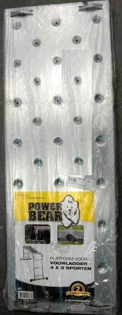 Scala della piattaforma «Vouwladder 4x3 sporten» (Power Bear)