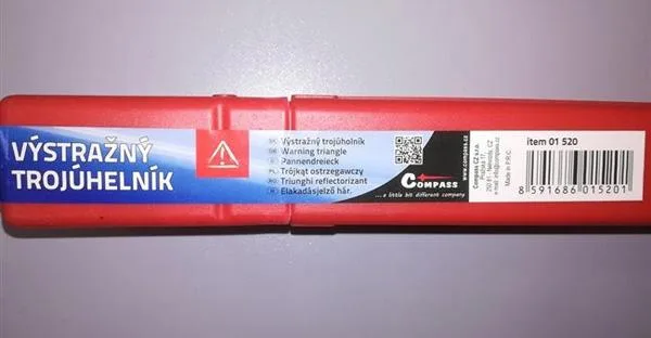 Triangolo di avvertimento «Výstražný trojúhelník» — foto 3 dell'alert A12/0947/19