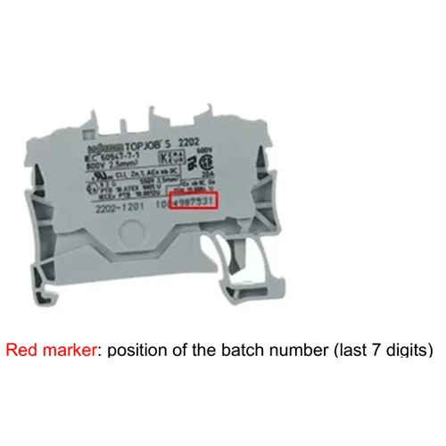Morsettiera del conduttore «Wago Limited TOP JOB S Terminal Block» (WAGO)
