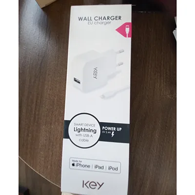 Caricabatterie USB «WALL CHARGER EU charger» (Key)