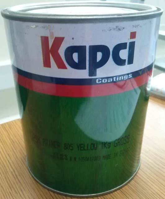 Prodotto di rifinitura del veicolo «Wash Primer 805 Yellow 1Kg Gross» — foto 2 dell'alert A12/2166/14