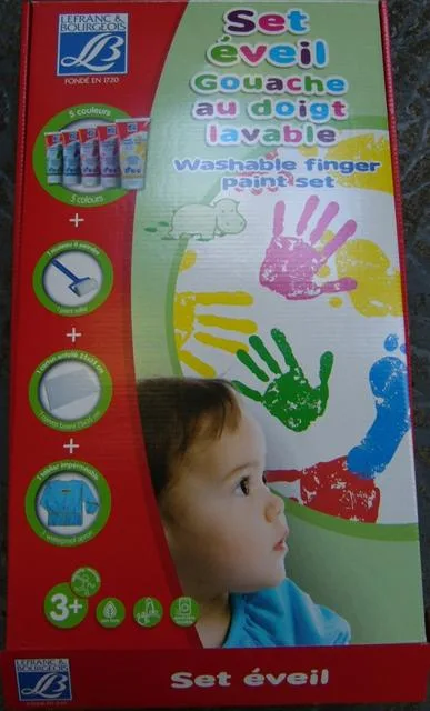 Vernici lavabili per dita «Washable Finger Paint Set» (Lefranc &amp; Bourgeois)
