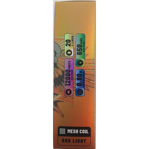 Sigaretta elettronica usa e getta «WASPE 12000 PUFFS STRAWBERRY MANGO» (WASPE)