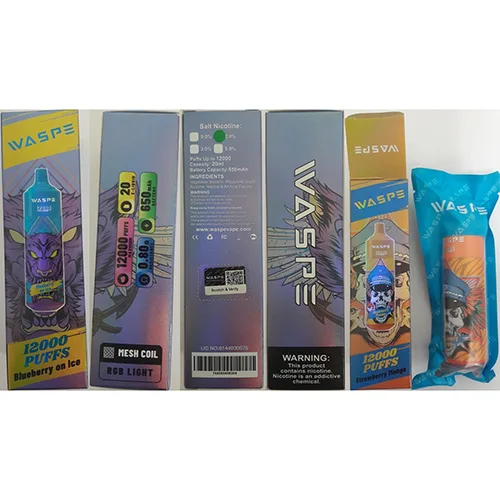 Sigaretta elettronica usa e getta «WASPE 12000 PUFFS» — foto 3 dell'alert A12/00303/24