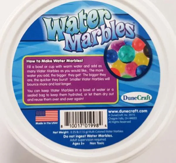 Giocattolo espandibile «Water Marbles» (Dune Craft)