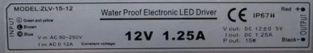 Driver elettronico LED «Water Proof Electronic LED Driver» — foto 1 dell'alert A12/0678/14
