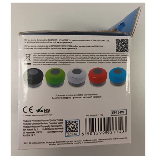 Altoparlante Bluetooth «Water resistance bluetooth speaker sprinkle» — foto 3 dell'alert SR/03473/25