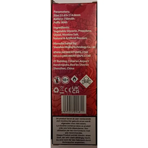 Sigaretta elettronica usa e getta «Watermelon ice» — foto 4 dell'alert A12/00349/24