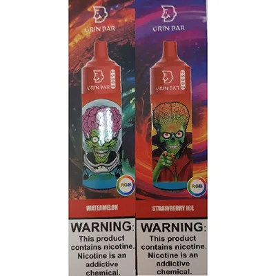 Sigaretta elettronica monouso «Watermelon Strawberry Ice» (GRIN BAR 25000)