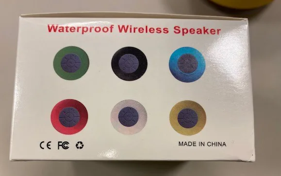 Altoparlante «Waterproof wireless speaker» — foto 1 dell'alert A12/00397/22