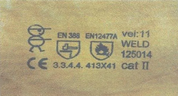 Guanti da lavoro «WELD» — foto 2 dell'alert A12/1620/17