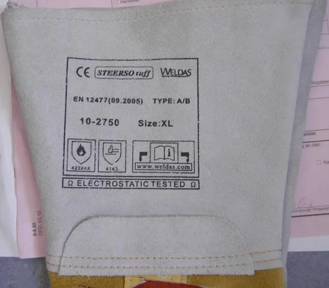 Guanti «Welding gloves» — foto 1 dell'alert A12/1131/14