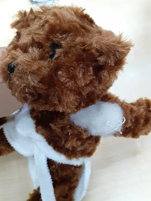 Orso di Teddy «Wellness Teddy with Sewn Eyes and Mini Bathrobe» — foto 4 dell'alert A11/00118/20