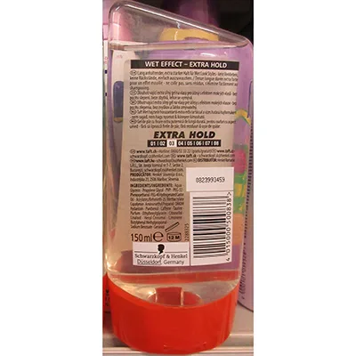 Gel per capelli «WET GEL POWER GEL EXTRA HOLD 3» — foto 5 dell'alert A12/01014/24