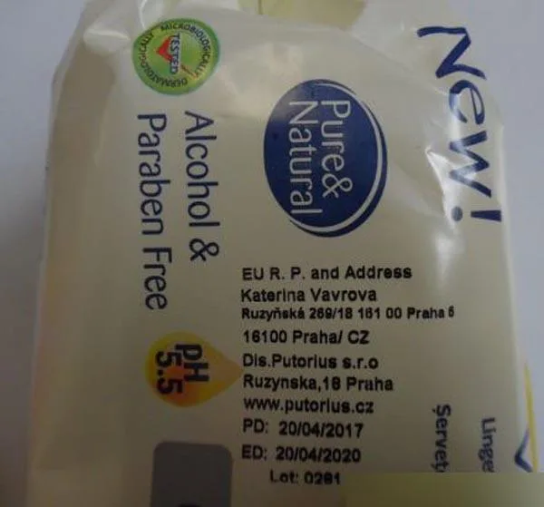 Salviette umide «Wet Towel - Islak Havlu, Chamomile» — foto 2 dell'alert A12/0803/18
