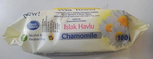 Salviette umide «Wet Towel - Islak Havlu, Chamomile» — foto 4 dell'alert A12/0803/18