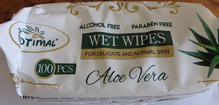 SALVIETTE UMIDE «Wet Wipes Aloe Vera» — foto 2 dell'alert A12/01326/21