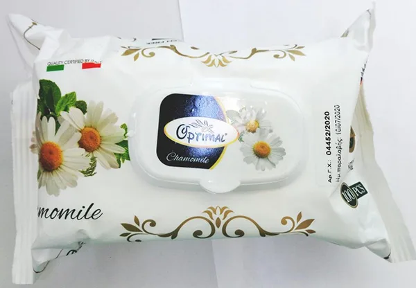 Salviette umide «Wet Wipes Chamomile» (Optimal)