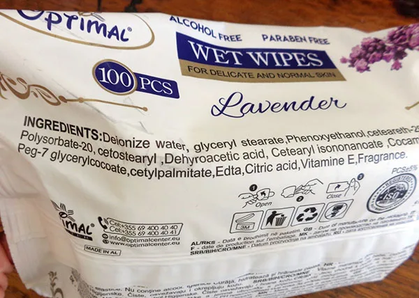 SALVIETTE UMIDE «Wet Wipes Levender» — foto 3 dell'alert A12/01323/21
