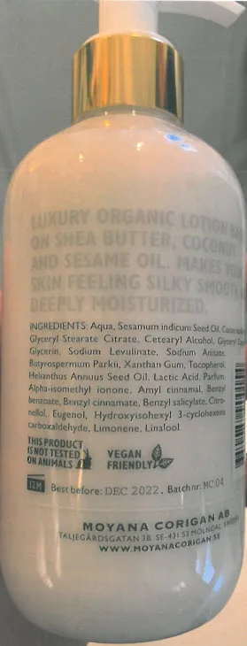 Lozione per la mano e il corpo «White Linen Hand & Body Lotion» — foto 1 dell'alert A12/00324/22