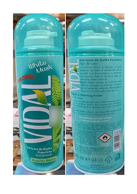 Schiuma da barba «White Musk» (Vidal)