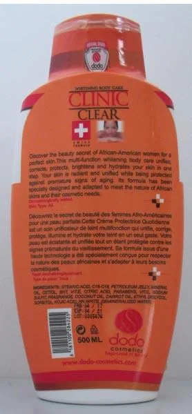 Crema schiarente per la pelle «Whitening Body Lotion» — foto 2 dell'alert A12/0501/18