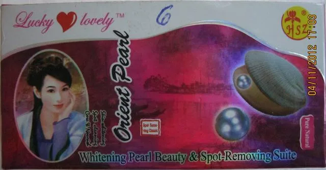 Prodotto per l'illuminazione della pelle «Whitening pearl beauty & spot removing suite» — foto 1 dell'alert A12/0801/13