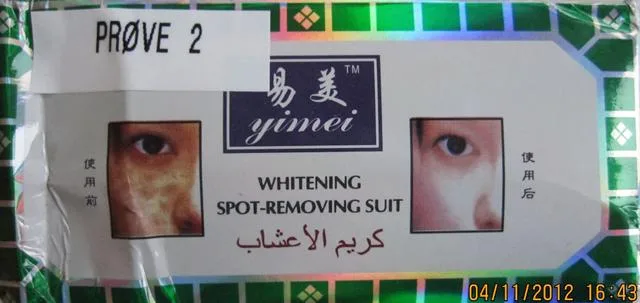 Prodotto schiarimento della pelle «Whitening spot-removing suit» (Yimei)