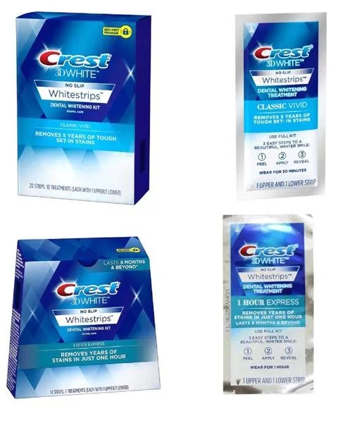 Strisce di sbiancamento dei denti «Whitestrips» (Crest)
