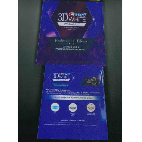 Strisce sbiancanti per denti «Whitestrips - Professional Effects - Dental whitening treatment» — foto 2 dell'alert SR/02980/26