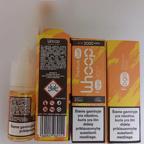 Cartuccia elettronica per sigarette «Whoop Fogo Tobacco»