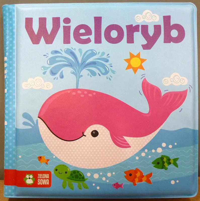 Libro del bagno «Wieloryb Wielgus» (Zielona Sowa)