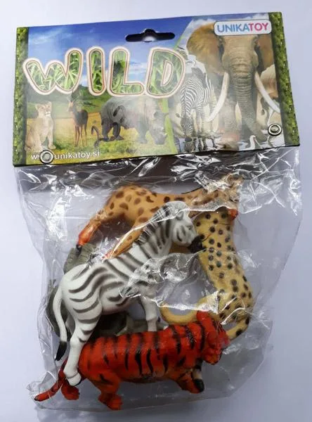 Animali di plastica giocattolo «WILD» (Unikatoy)
