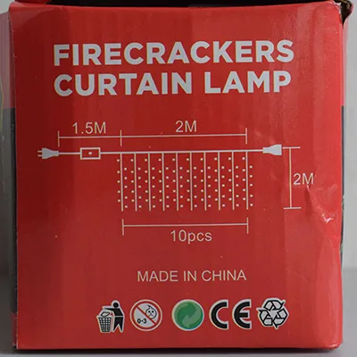Catena di illuminazione «Willow Leaf Curtain Lamp / FIRECRACKERS CURTAIN LAMP» — foto 3 dell'alert A12/02989/24