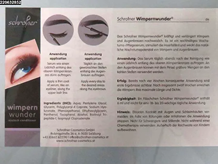 Siero delle ciglia «Wimpernwunder Eyelash Conditioner» — foto 3 dell'alert A12/00661/23