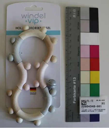 Sonaglio di legno «Windel vip»