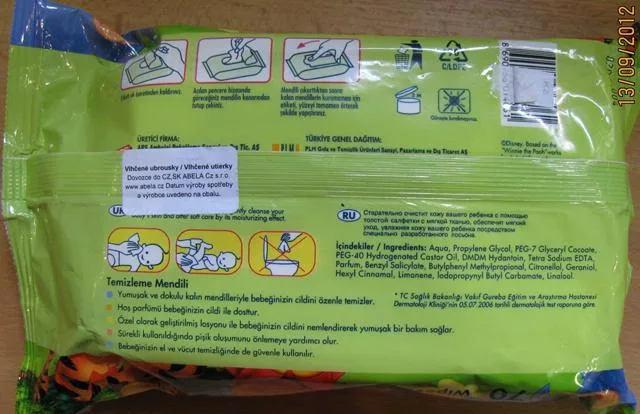 Salviette per bambini & #13; & #13; «Wipes DISNEY baby Soft Care» — foto 2 dell'alert A12/0123/13